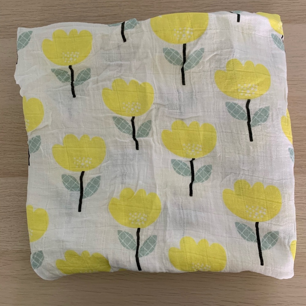 Boutique flower swaddle.